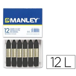 Manley 130 - Ceras blandas, caja de 30 colores